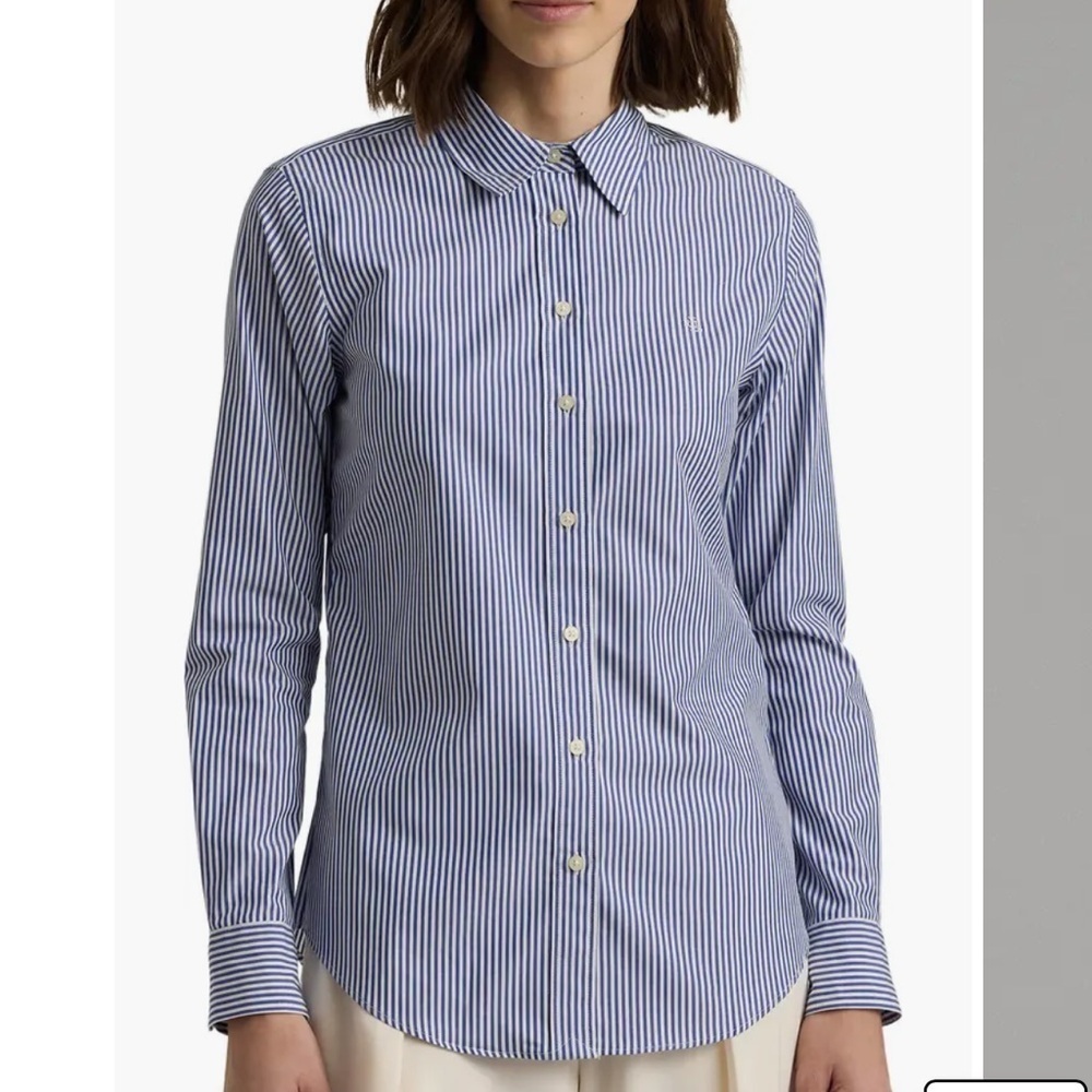 Stripe Easy Care Cotton Shirt
Lauren Ralph Lauren